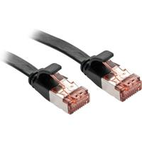 LINDY 47575 RJ45 Netwerkkabel, patchkabel CAT 6 U/UTP 10.00 m Zwart Snagless 1 stuk(s) - thumbnail