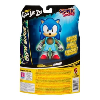 Heroes of Goo Jit Zu Sonic Figure - Sonic Glow Surge Heroes of Goo Jit Zu Sonic Figure - Sonic Glow Surge