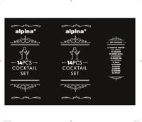 Alpina Cocktailset 14-delig - thumbnail