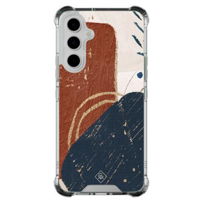 Samsung Galaxy A54 shockproof hoesje - Abstract terracotta