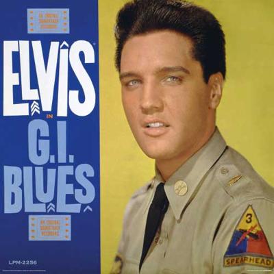 Elvis Presley G.I. Blues Album Cover 30.5x30.5cm