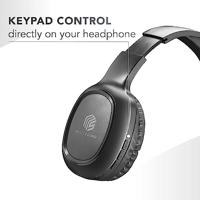 Music Sound | Hoofdband Bluetooth Basic | On-Ear-hoofdtelefoon met uittrekbare beugel - PlayTime 14h - kleur zwart - thumbnail