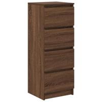 Dressoir 37,5x35x99 cm spaanplaat bruin eikenkleurig - thumbnail