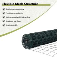 VidaXL Euro hek groen 1,4 x 10 m pvc-gecoat ijzer - thumbnail