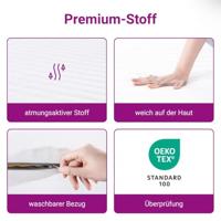 Schuimmatras middelzacht 90x200 cm - thumbnail