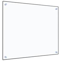 VidaXL Spatscherm keuken 70x60 cm gehard glas transparant - thumbnail