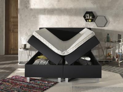 Dreamhouse - Shurgard Boxspring met opbergruimte - Antraciet - 180 x 200 / zonder montage