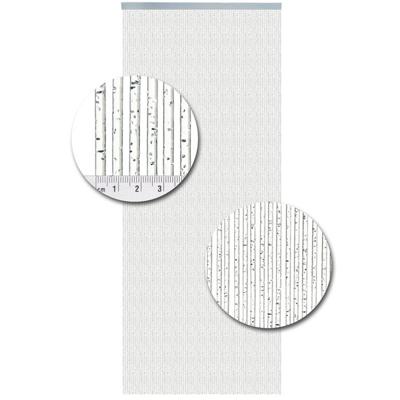 Vliegengordijn Kunststof Como Glitter Zilver - 100cm x 240cm