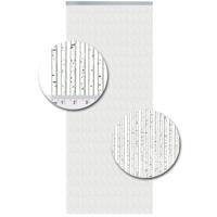 Vliegengordijn Kunststof Como Glitter Zilver - 100cm x 240cm - thumbnail