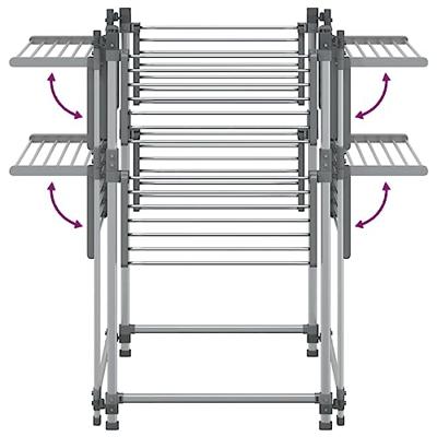 VidaXL Wasrek 107x107x120 cm aluminium