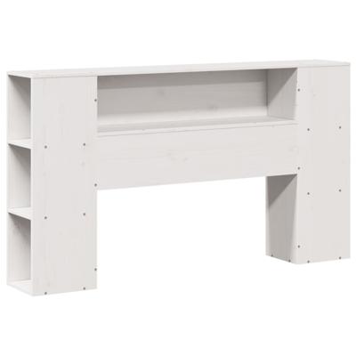 Bedframe zonder matras massief grenenhout wit 200x200 cm - thumbnail