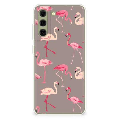 Samsung Galaxy S21FE | TPU Hoesje | Flamingo Samsung Galaxy S21FE | TPU Hoesje | Flamingo