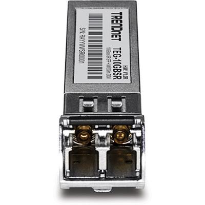 TRENDnet TEG-10GBSR 10GBASE-LR SFP+ Multi-Mode LC (400M met DDM) TRENDnet TEG-10GBSR 10GBASE-LR SFP+ Multi-Mode LC (400M met DDM)