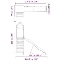 Speelhuis massief douglashout - thumbnail
