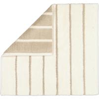 Cawö CAWÖ Home Keerbare Badmat Balance Gestreept 1008 33 natur 60x60 - thumbnail