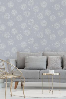 Dutch Wallcoverings Eleganza - Allora Blue - Blauw