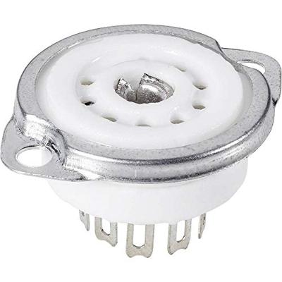 120561 Buisfitting 1 stuk(s) Aantal polen: 9 Fitting: Noval Montagewijze: Chassis Materiaal:Keramiek