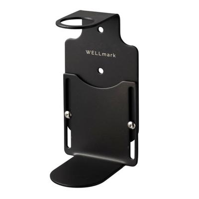 Wellmark Zeephouder Wand voor 1 zeepdispenser Mat Zwart 8720254397115
