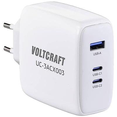 VOLTCRAFT UC-3ACX003 USB-oplader 120 W Binnen Uitgangsstroom (max.) 5 A 3 x 1x USB-A, 2x USB-C GaN