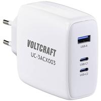 VOLTCRAFT UC-3ACX003 USB-oplader 120 W Binnen Uitgangsstroom (max.) 5 A 3 x 1x USB-A, 2x USB-C GaN - thumbnail