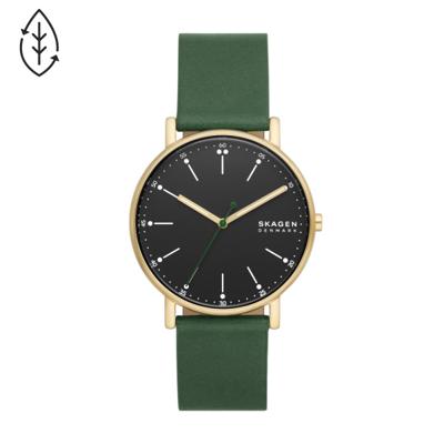 Horlogeband Skagen SKW6861 Leder Groen 20mm Horlogeband Skagen SKW6861 Leder Groen 20mm