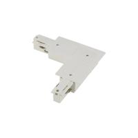 Eutrac 1001537 230V-railsysteemcomponenten L-verbinder EUTRAC® L-Verbinder Einbaus. innen weiss Verkeerswit - thumbnail