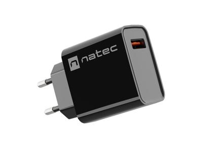 NATEC NETLADER RIBERA USB-A 18W ZWART