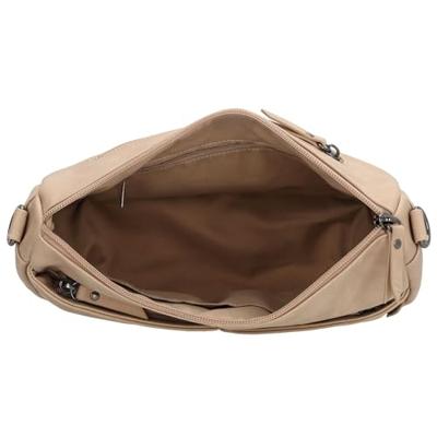 Beagles lourenza schoudertas lichttaupe