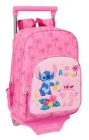 Schoolrugzak Lilo & Stitch Chill Roze Munt 26 x 11 x 67 cm 26 x 34 x 11 cm - thumbnail