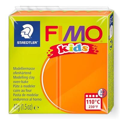Fimo kids boetseerklei, oranje, 42 gr