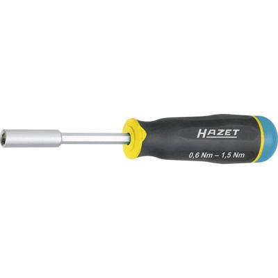 HAZET Draaimoment-schroevendraaier 6001-1.5/3 - Draaimomentbereik min-max: 0.6 - 1.5 Nm - Nauwkeurigheid: 10% - 1/4 inch (6,3 mm) zeskant hol -