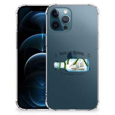 iPhone 12 | 12 Pro Stevig | Bumper Hoesje | Boho Bottle