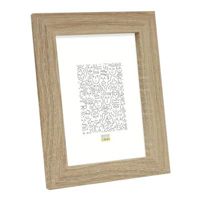 Deknudt Fotokader afgewerkt in een naturelle houtkleur 30x30 S49BH1