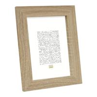 Deknudt Fotokader afgewerkt in een naturelle houtkleur 30x30 S49BH1 - thumbnail