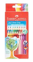 Faber Castell FC-112424 Kleurpotlood Faber-Castell GRIP Kartonnen Etui A 24 Stuks - thumbnail