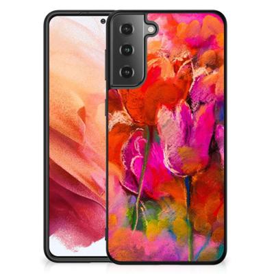 Kleurrijke Telefoonhoesje Samsung Galaxy S21 Tulips