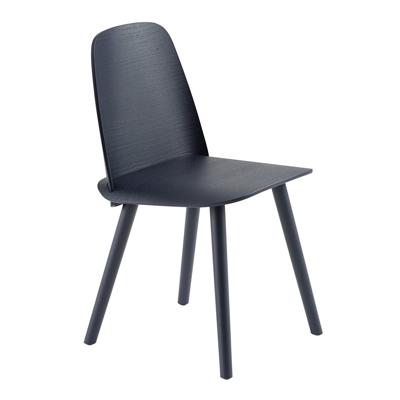 Muuto Nerd eetkamerstoel donkerblauw
