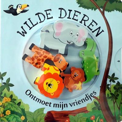 Mondikaarten Kartonboek ontmoet mijn vriendjes wilde dieren