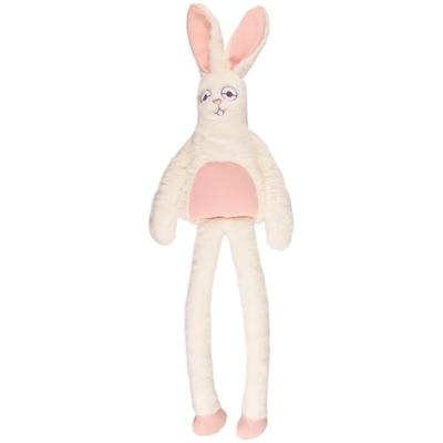 Puppyknuffel Konijn Lieke - 77 cm 77 cm Flamingo Wit