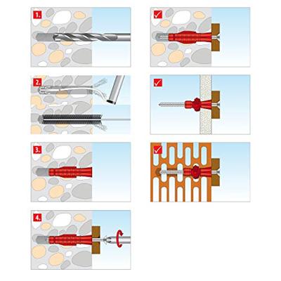 Tox hollewandplug rood t 8/51 Tox hollewandplug rood t 8/51