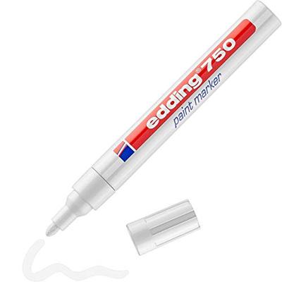 Edding Lackmarker 4-750-1-3049 Lakmarker Wit 2 mm, 4 mm