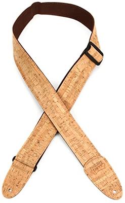 Levys Leathers MX8-NAT gitaarband kurk en katoen - naturel