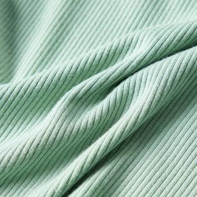 Kindershirt met lange mouwen lage col 140 donkermintkleurig Kindershirt met lange mouwen lage col 140 donkermintkleurig