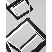 Lyora Vierkante hanglampGabbia zwart triple - 9818231 - thumbnail