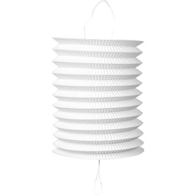 Globos Papieren lantaarn wit, 16cm