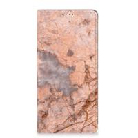 Samsung Galaxy A35 | Standcase | Marmer Oranje - thumbnail