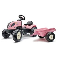 Falk Tractor Country Farmer Set Pink 2+ - thumbnail