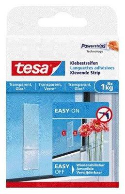 Kleefstrips tesa dubbelzijdig transparant 1kg | 15 stuks
