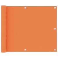 Balkonscherm 75x400 cm oxford stof oranje - thumbnail