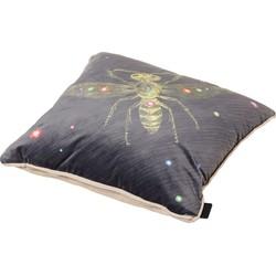 Madison sierkussen Velvet insect 45 x 45 cm polykatoen